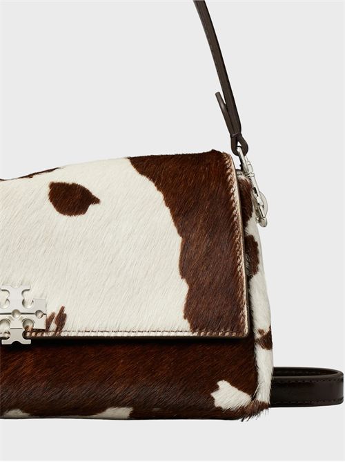 Small Charlie Printed Calfskin Shoulder Bag TORY BURCH | 184771200